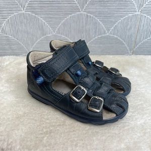 Richter Blue Leather Walking Sandal
